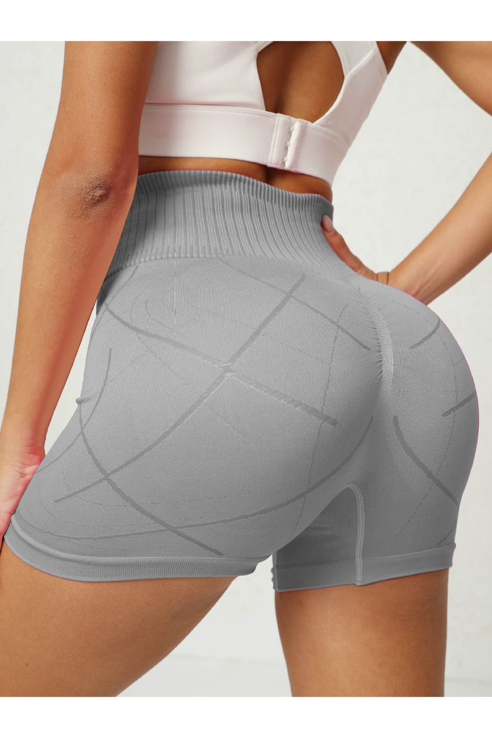 High Waist Active Shorts