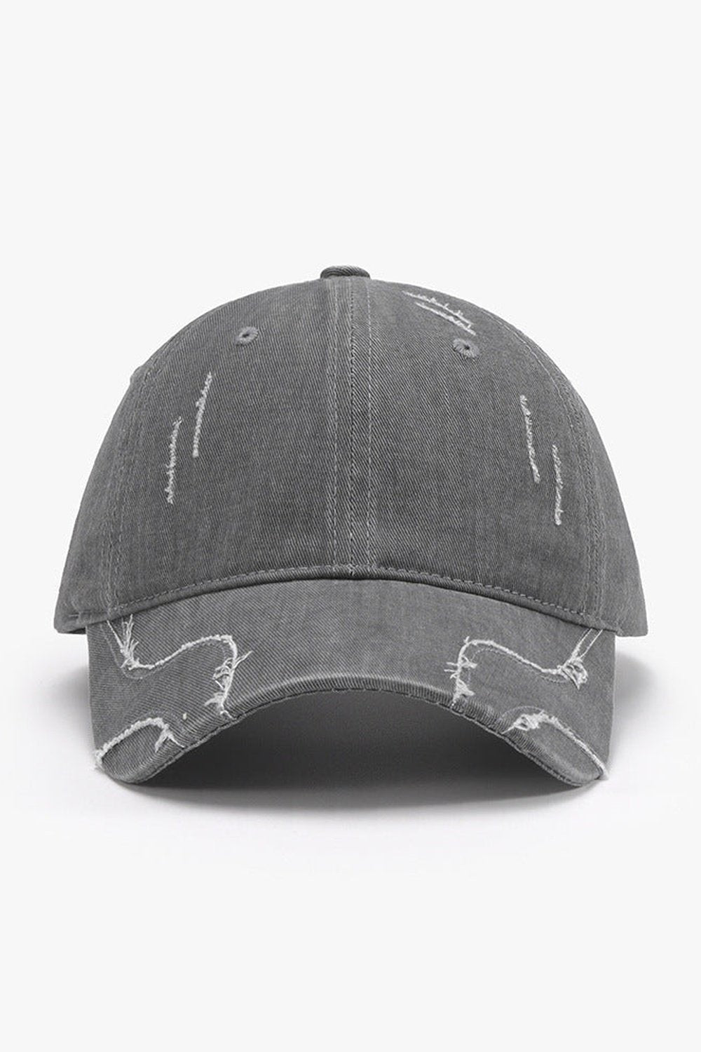 Raw Hem Adjustable Cap