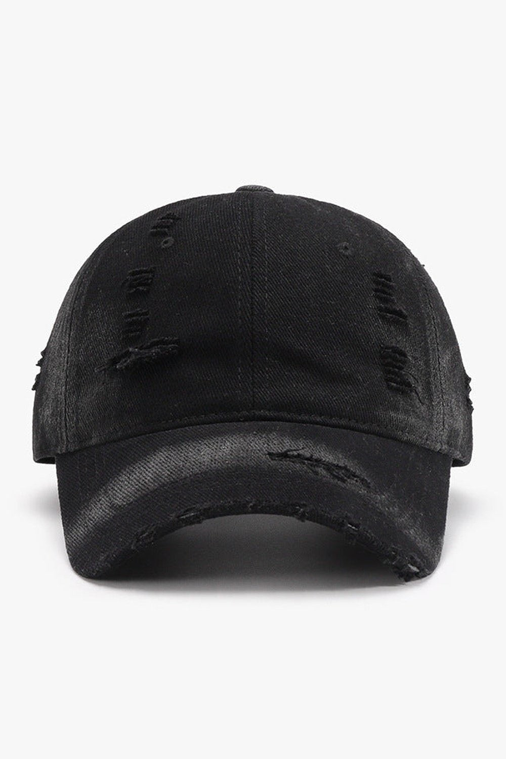 Distressed Adjustable Cotton Baseball Cap