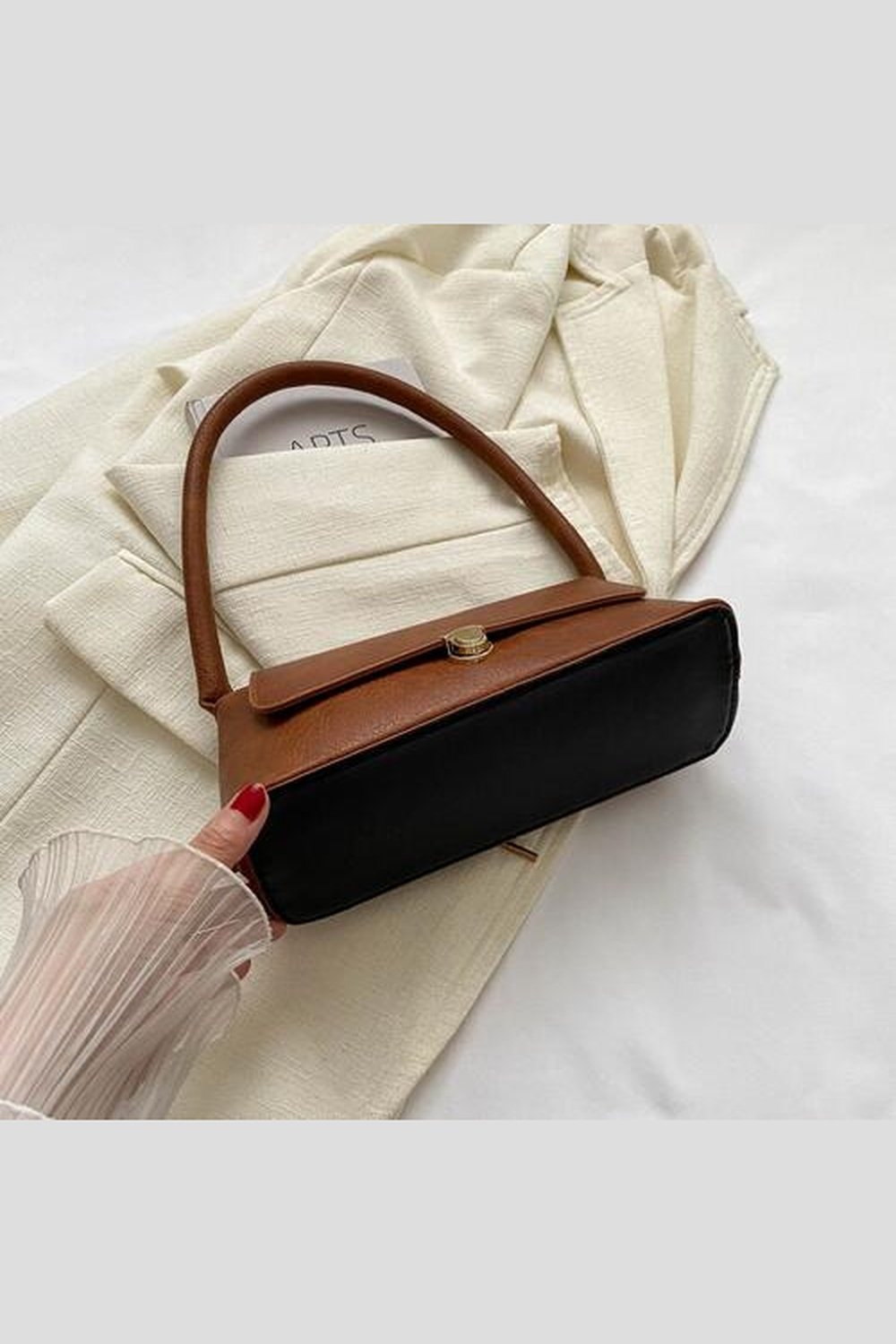 PU Leather Shoulder Bag