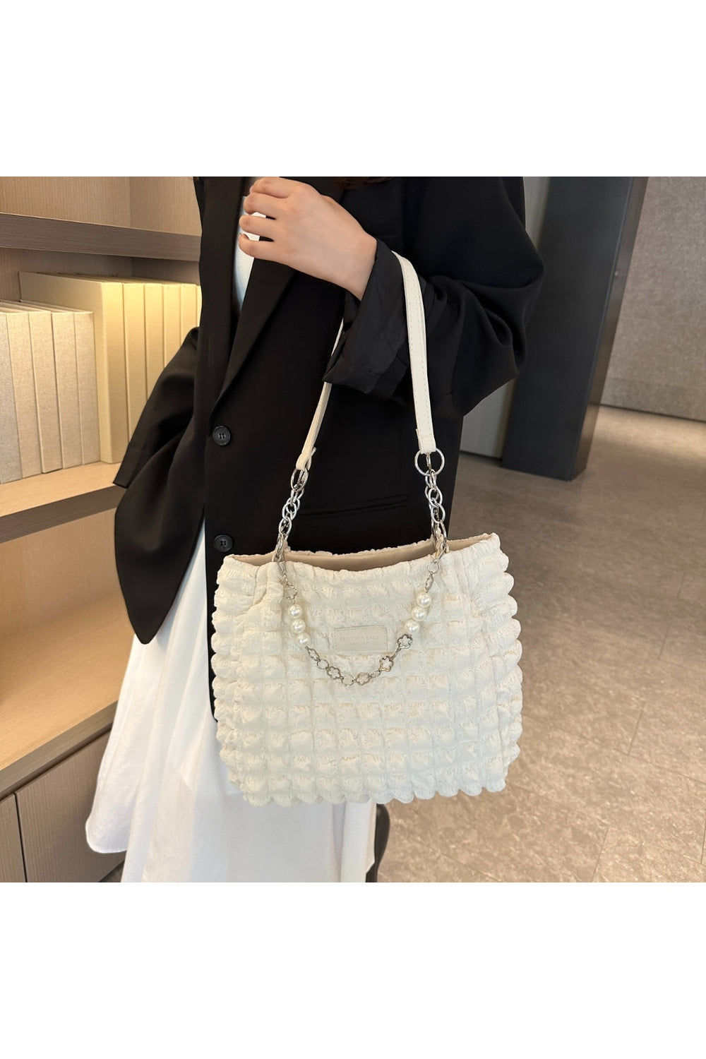 Bubble Textured Tote Bag