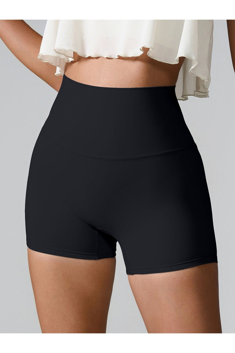 High Waist Active Shorts