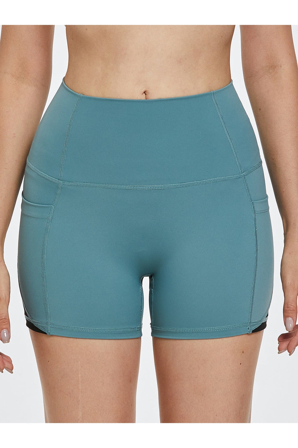 High Waist Active Shorts