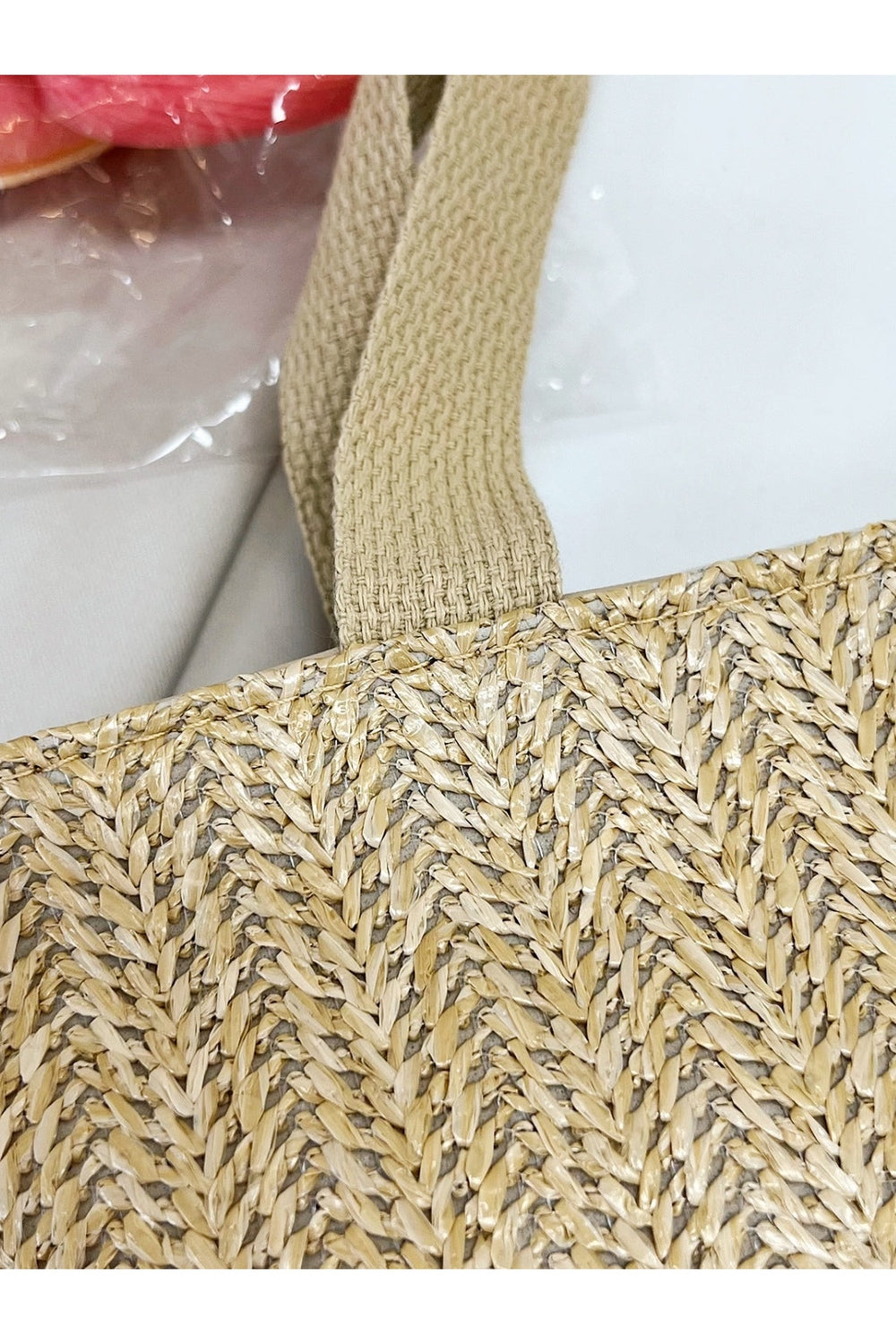 Straw Woven Tote Bag