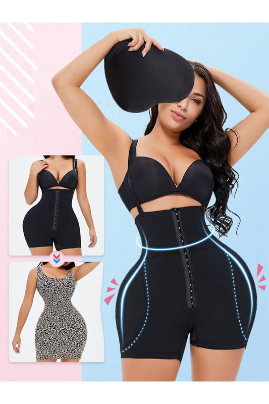 Full Size Hook-and-Eye Under-Bust Shaping Bodysuit