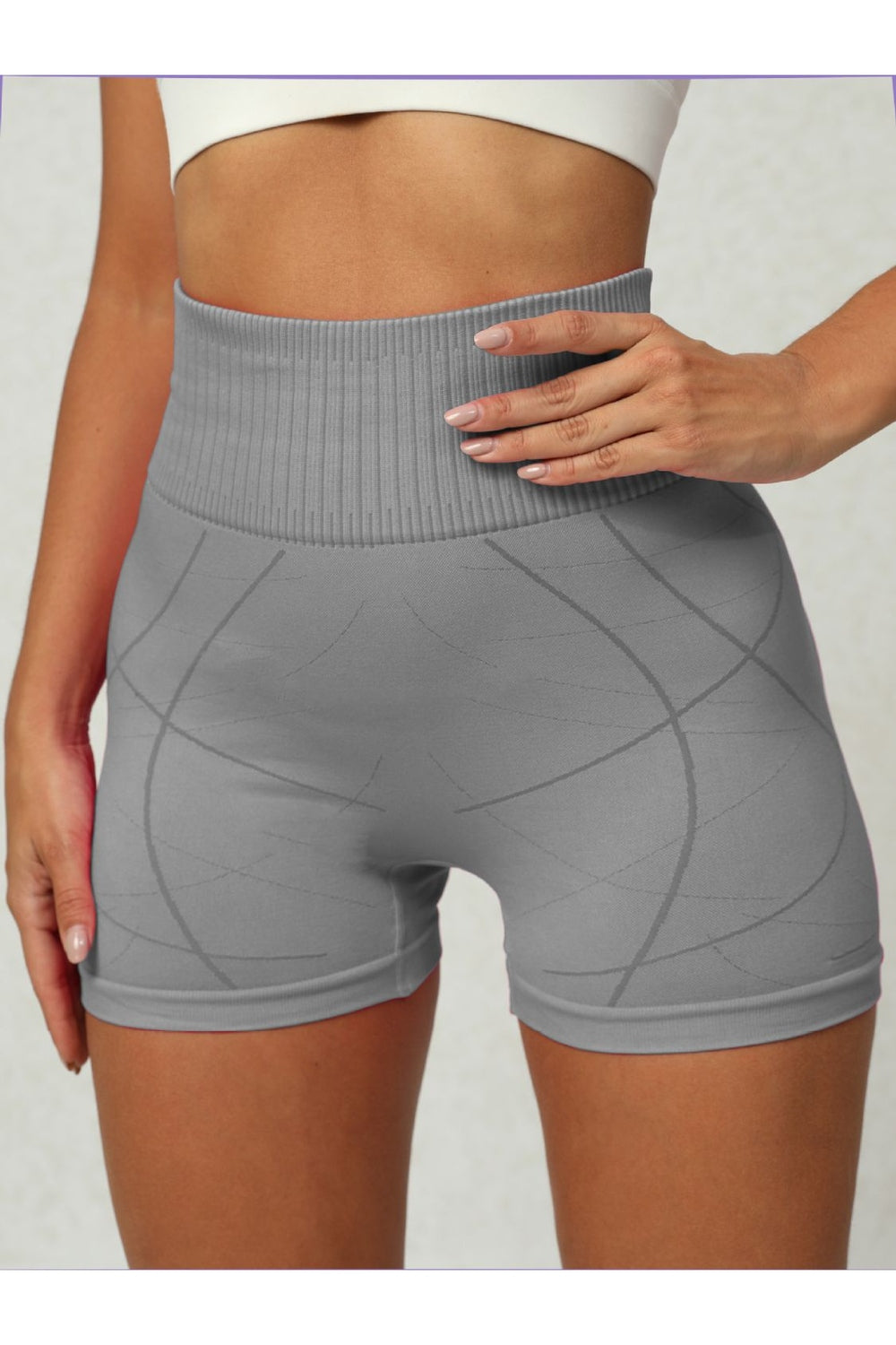 High Waist Active Shorts