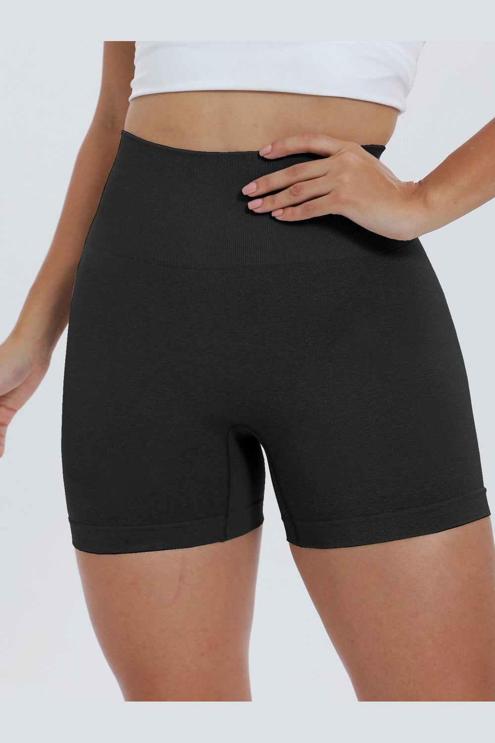 High Waist Active Shorts