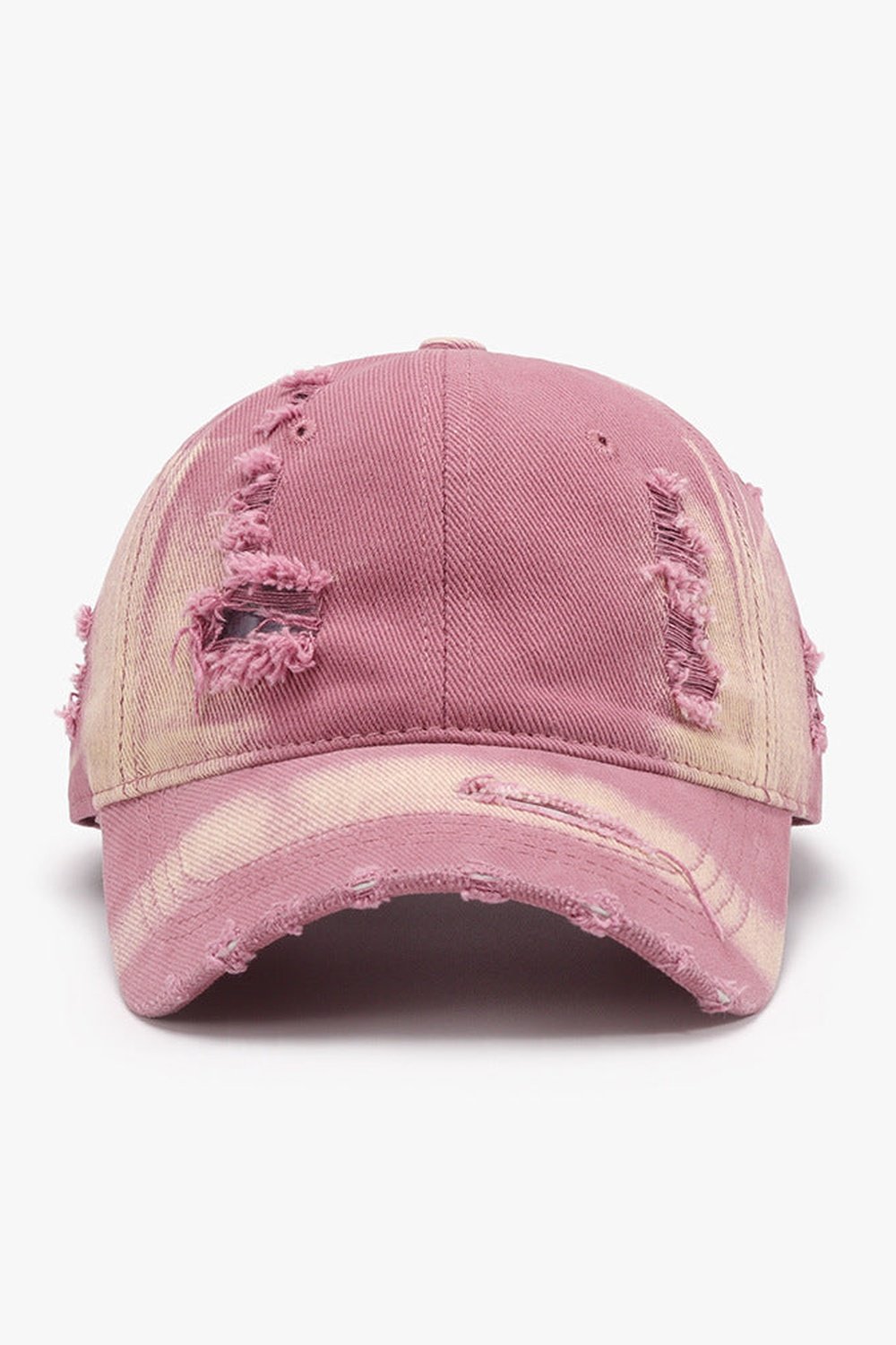 Distressed Adjustable Cotton Baseball Cap