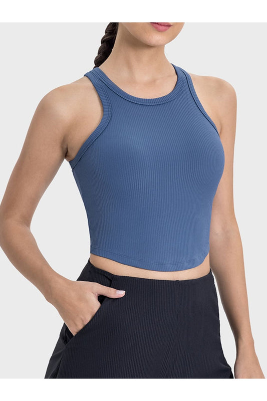 Millennia Round Neck Racerback Active Tank