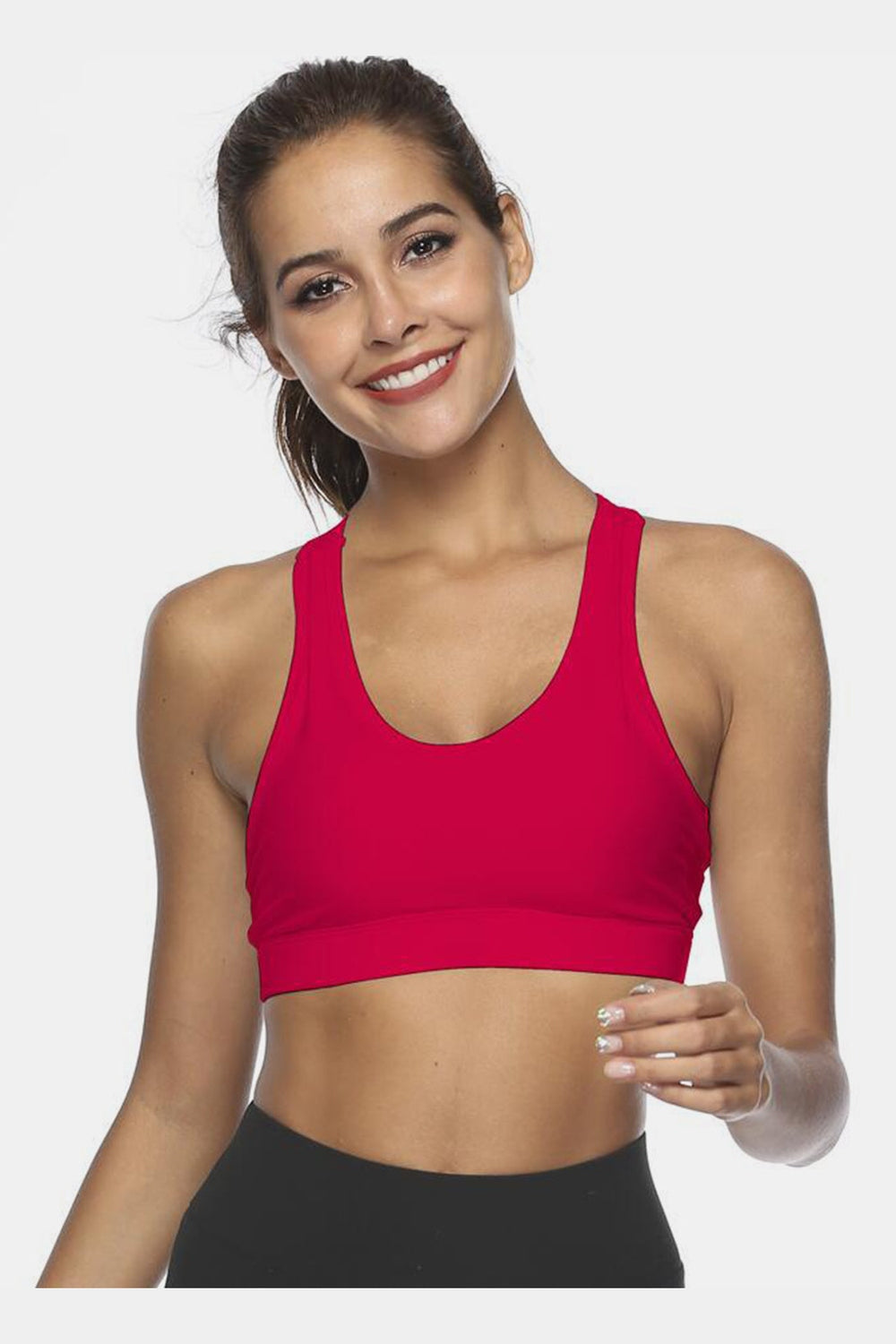 Cutout Scoop Neck Active Tank