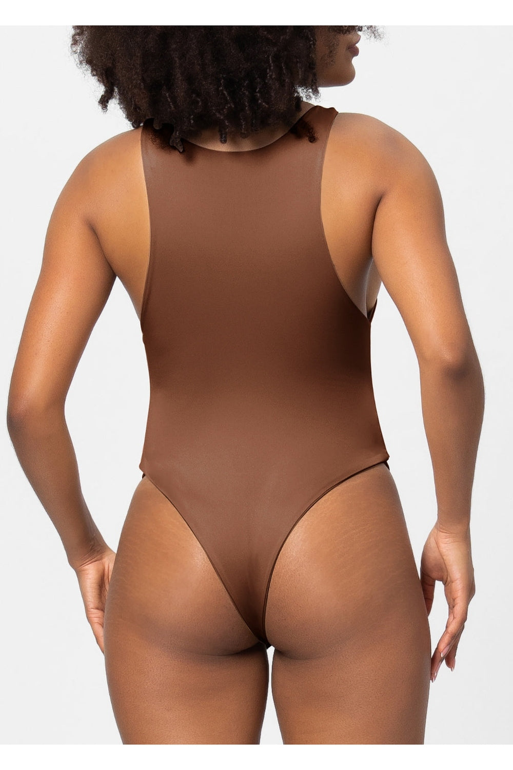 Full Size Round Neck Wide Strap Bodysuit