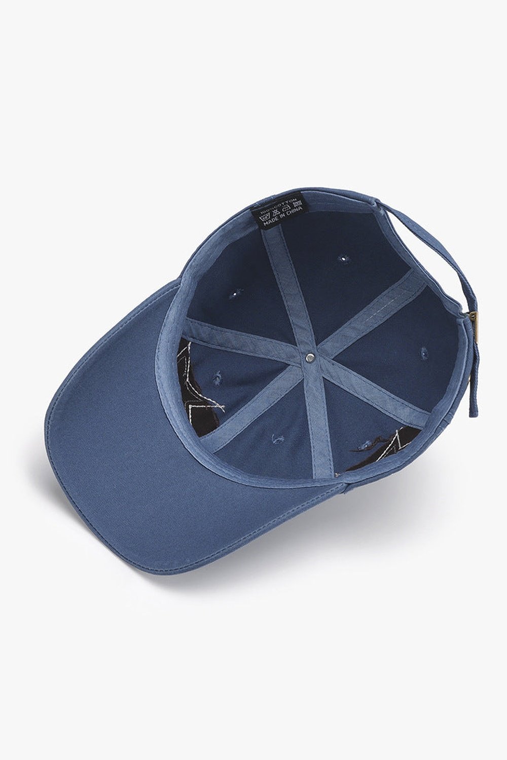 Adjustable Star Raw Hem Cap