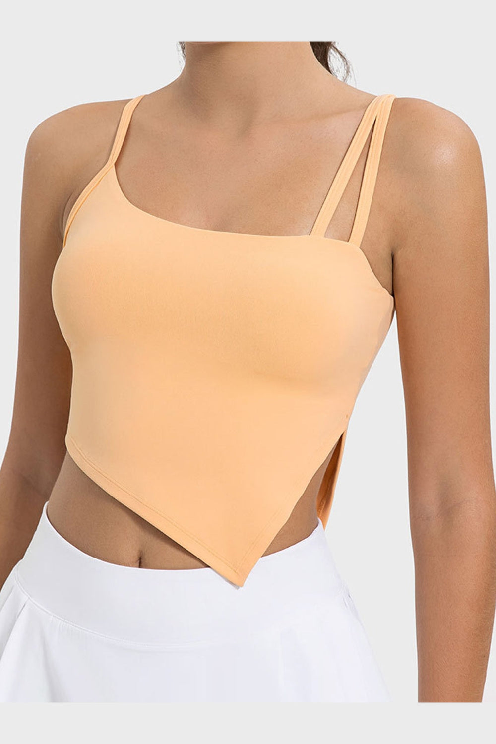 Millennia Slit Asymmetrical Neck Active Cami