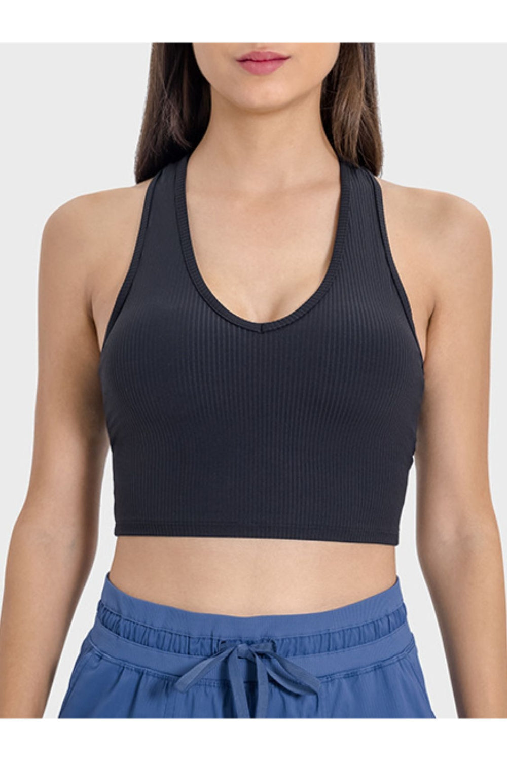 Millennia Scoop Neck Wide Strap Active Tank