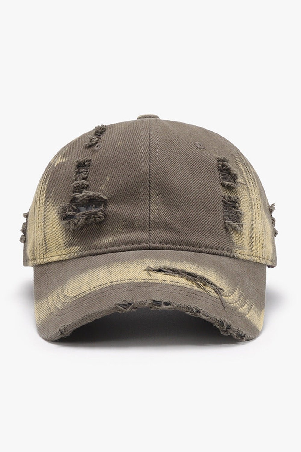 Distressed Adjustable Cotton Baseball Cap