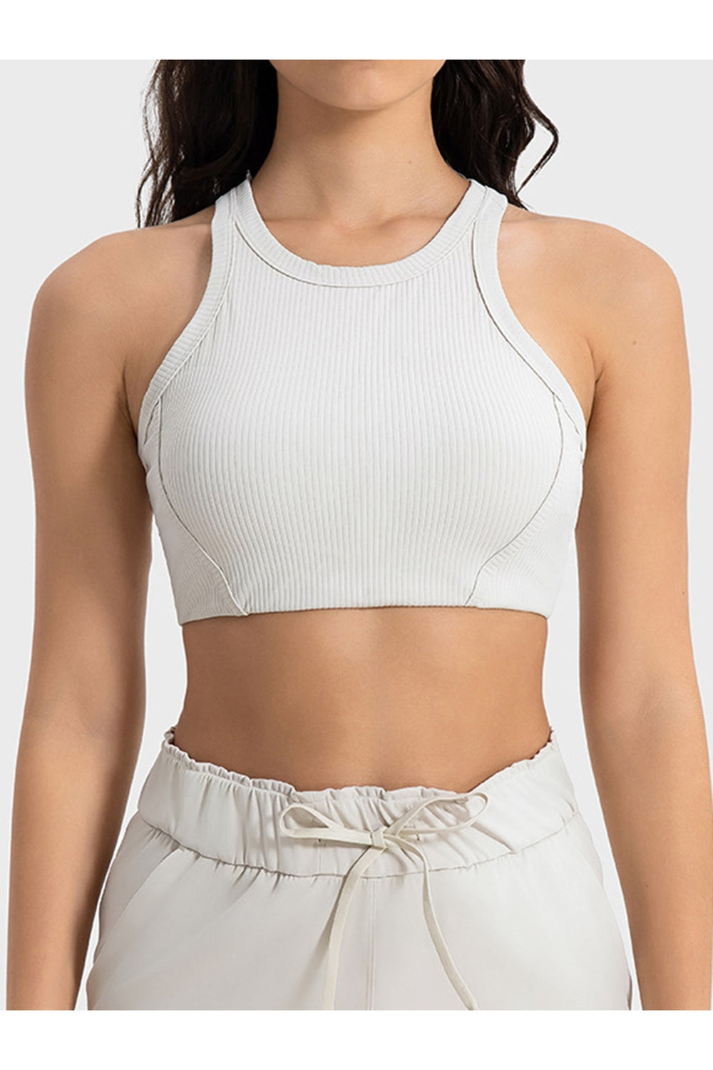 Millennia Wide Strap Cropped Sport Tank