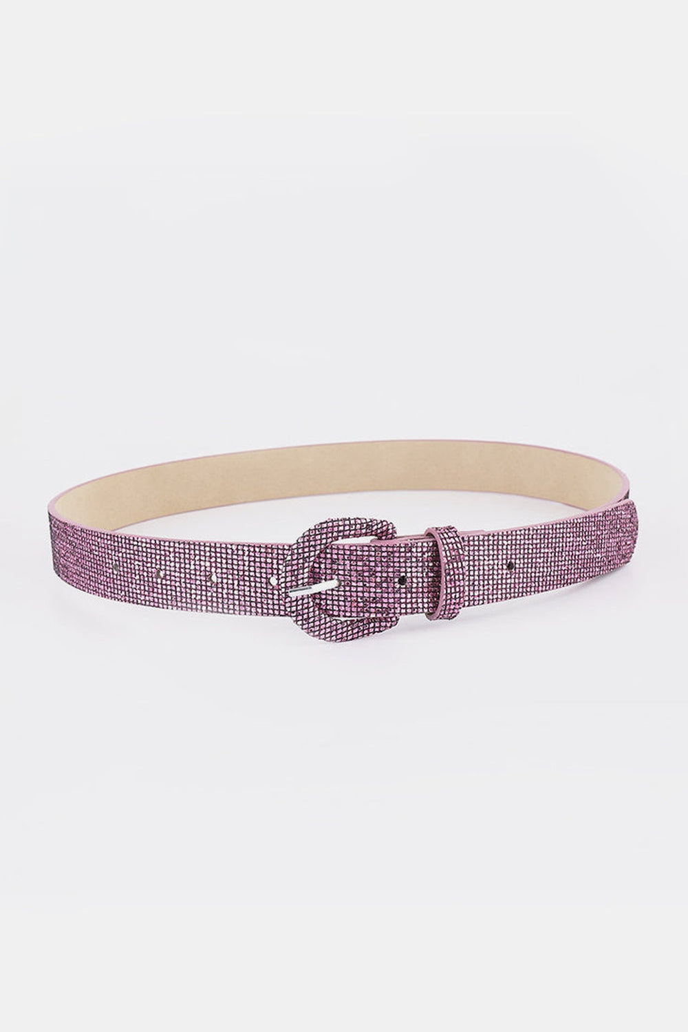 Sequin PU Leather Belt