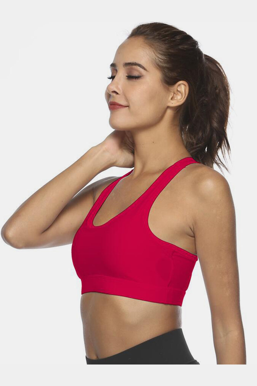 Cutout Scoop Neck Active Tank