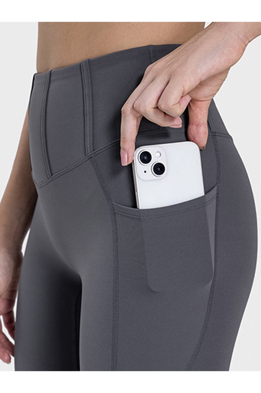 Pocketed High Waist Active Leggings