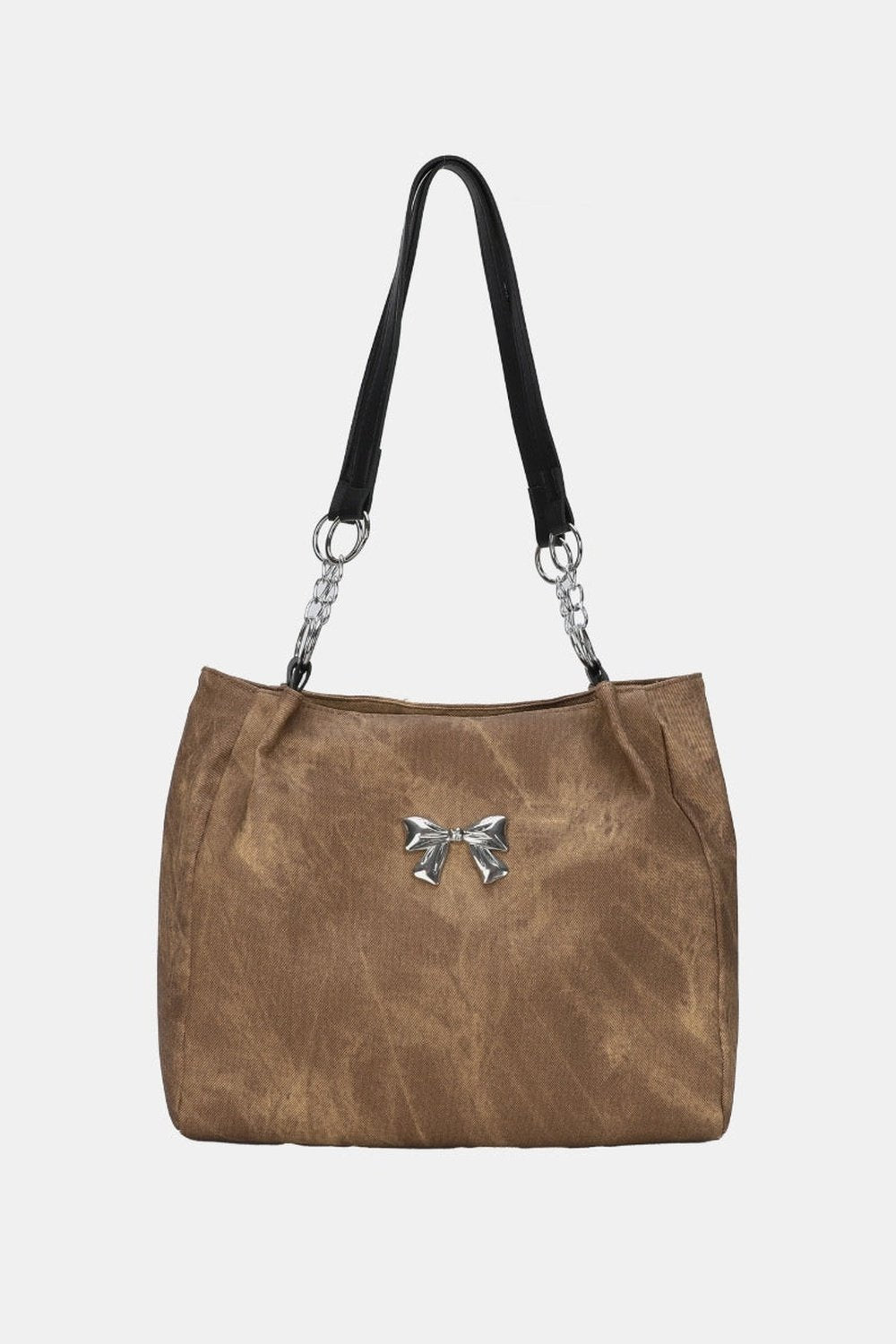 Bow Polyester Medium Tote Bag