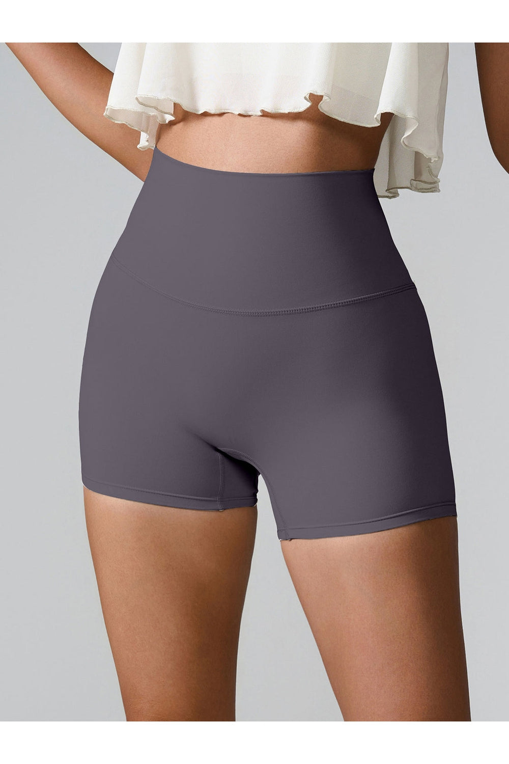 High Waist Active Shorts