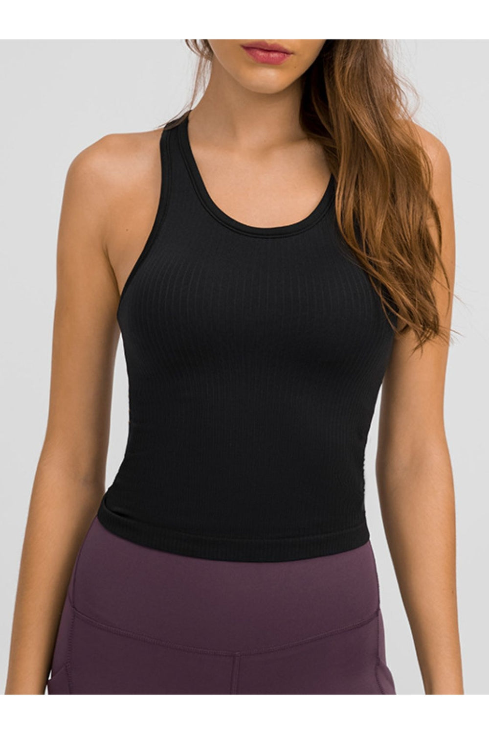 Millennia Round Neck Racerback Active Tank