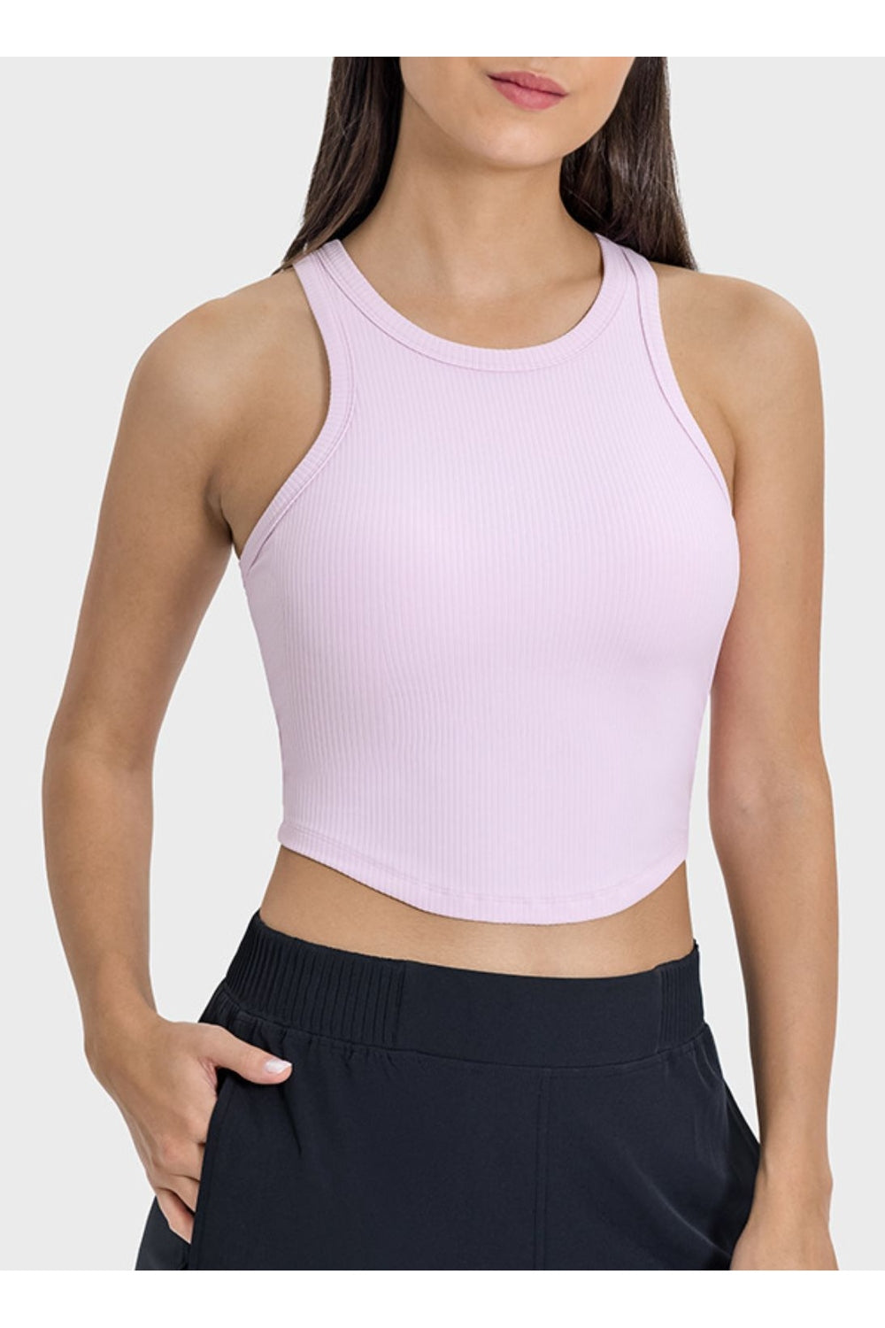 Millennia Round Neck Racerback Active Tank