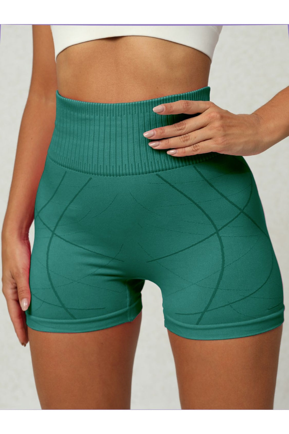 High Waist Active Shorts