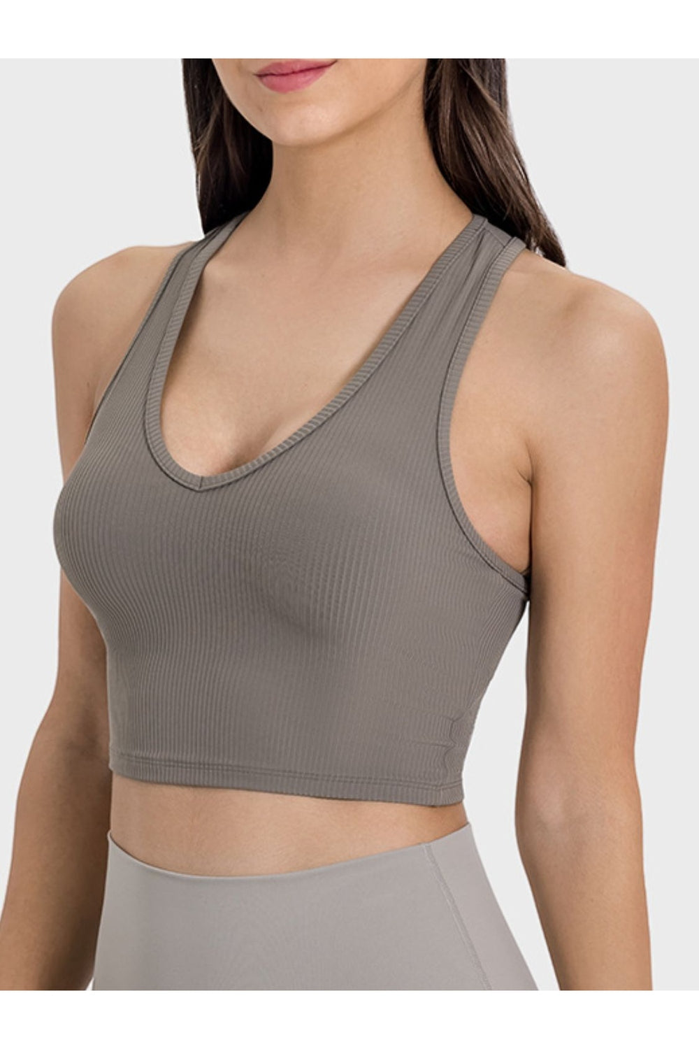 Millennia Scoop Neck Wide Strap Active Tank