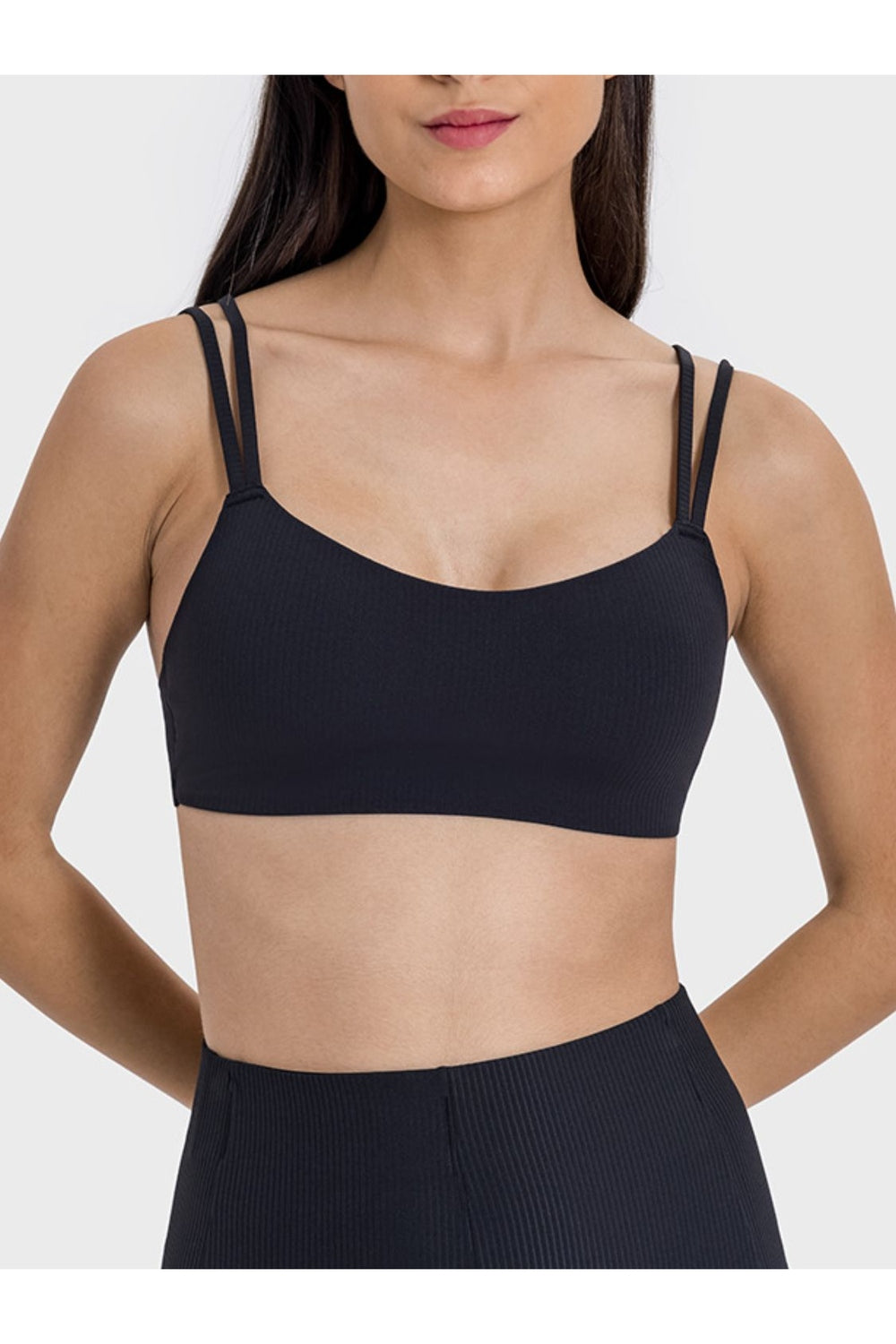 Millennia Scoop Neck Double Strap Active Cami