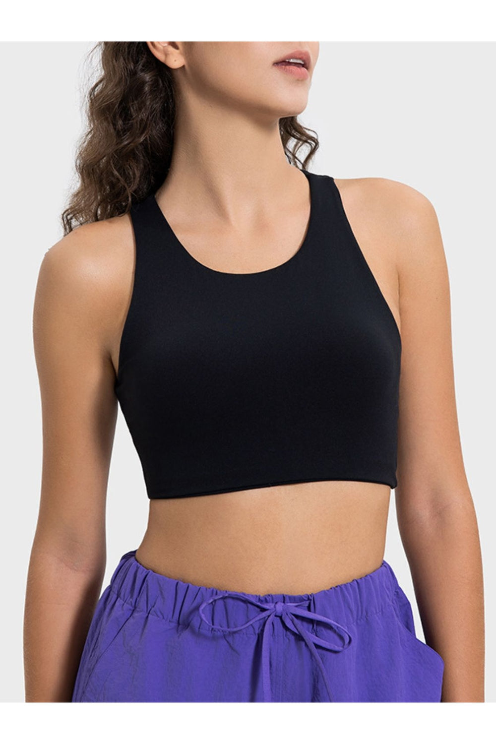 Millennia Cutout Round Neck Active Tank