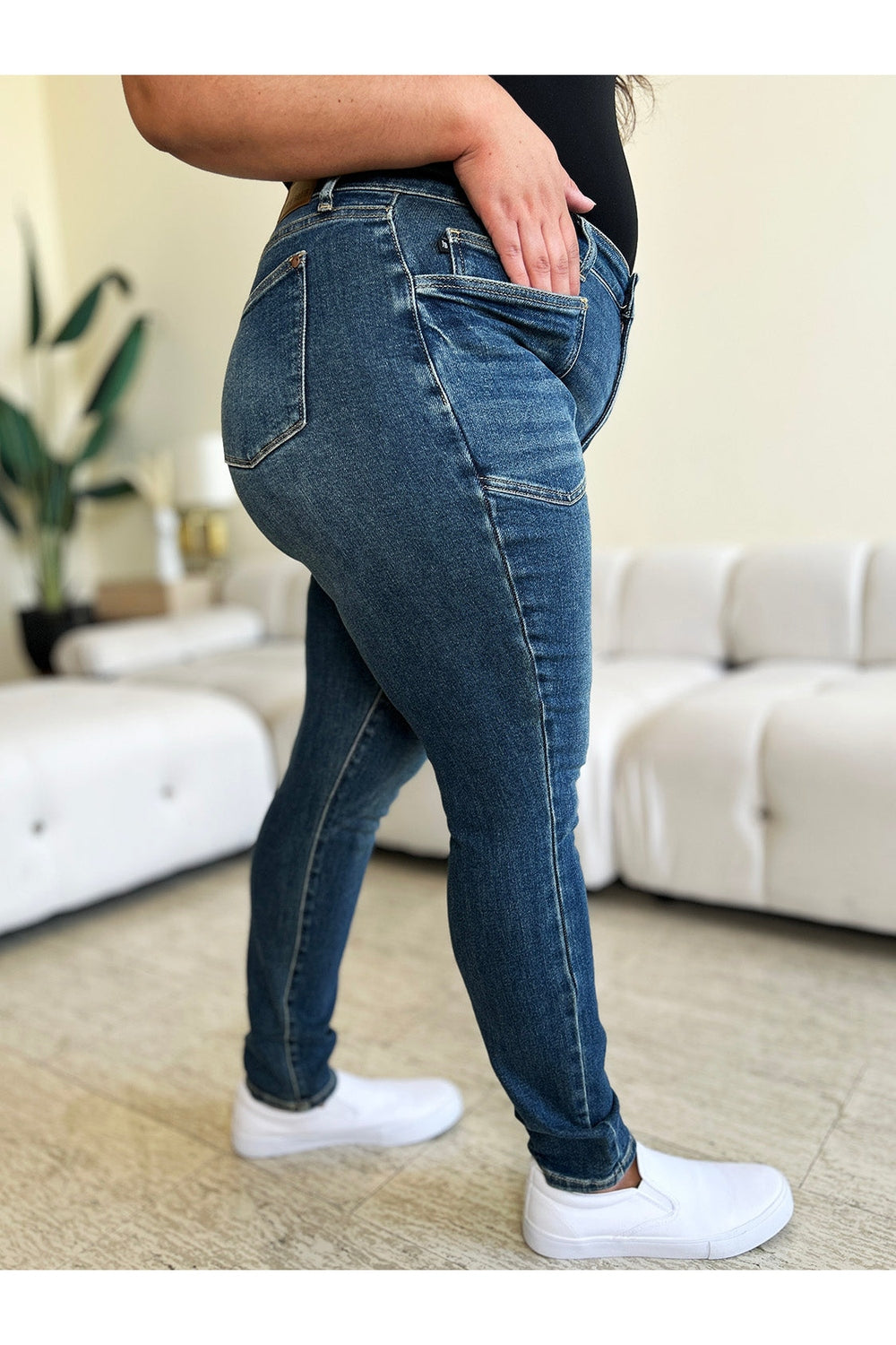 Judy Blue Full Size High Waist Skinny Jeans