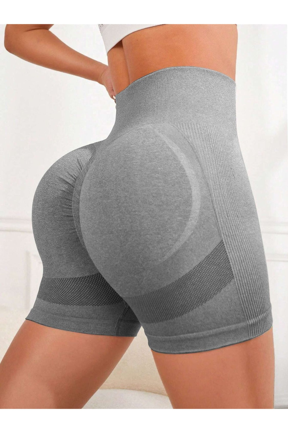 High Waist Active Shorts