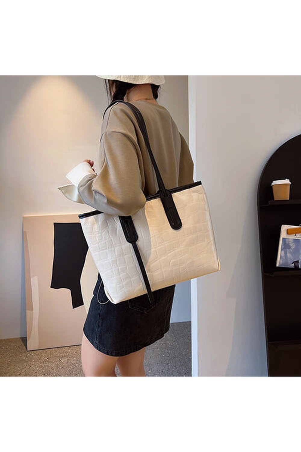 PU Leather Tote Bag