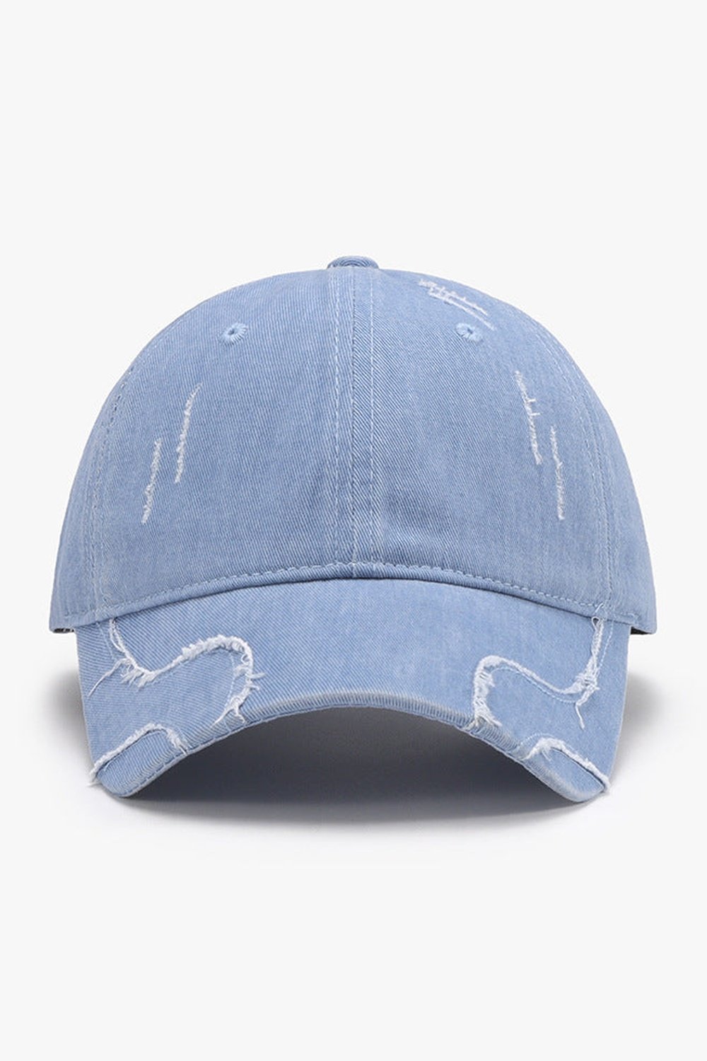 Raw Hem Adjustable Cap