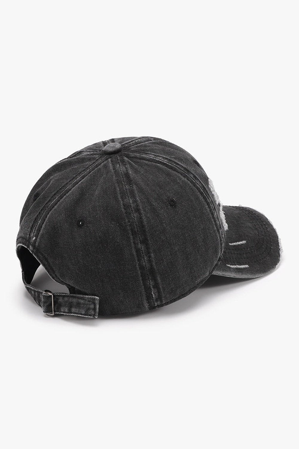 Distressed Adjustable Cotton Baseball Cap