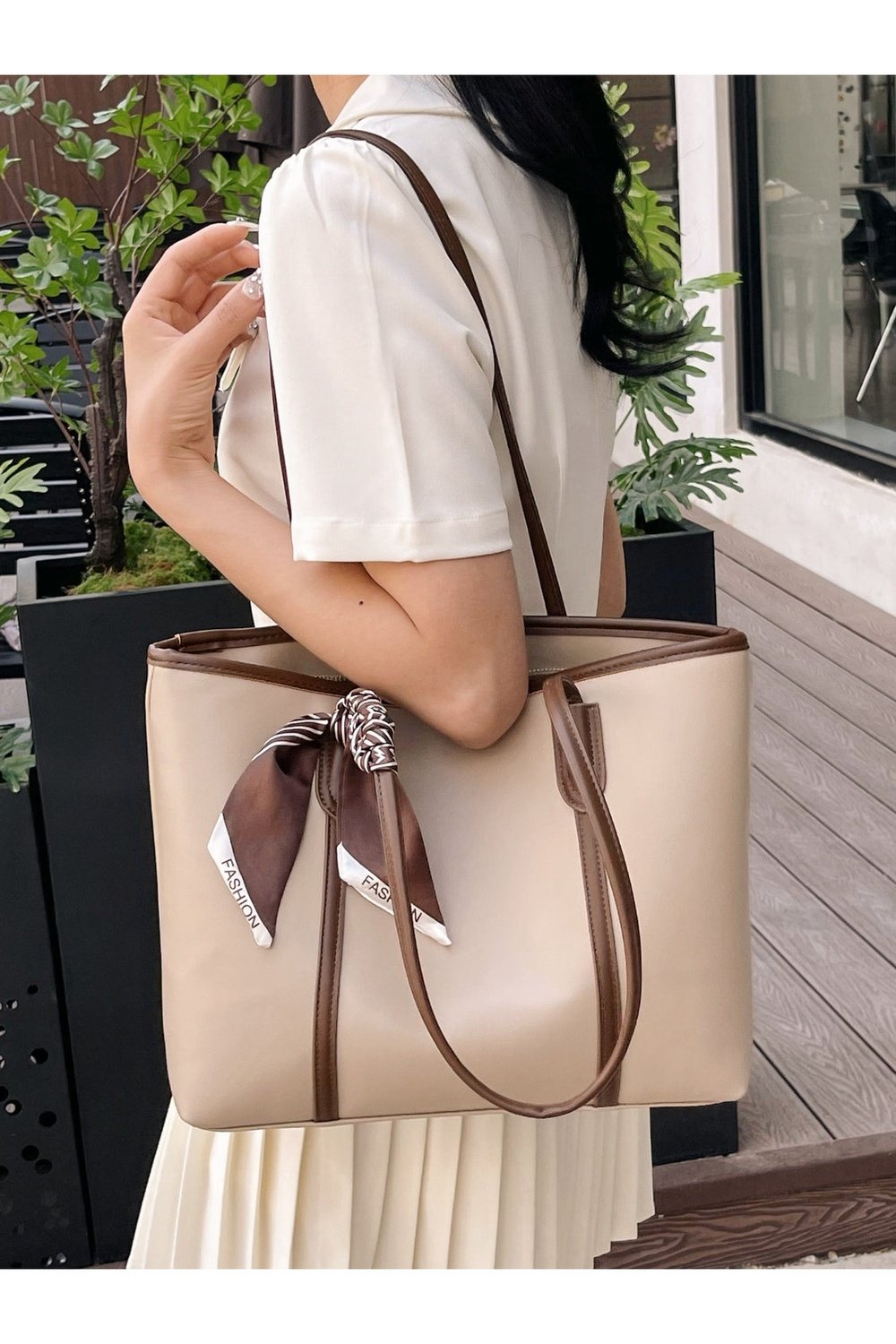 PU Leather Tote Bag