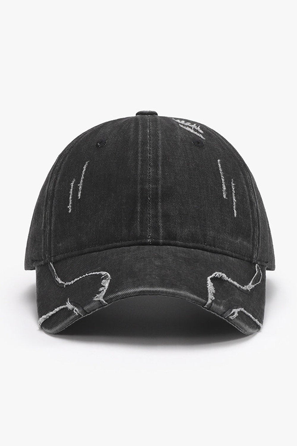 Raw Hem Adjustable Cap