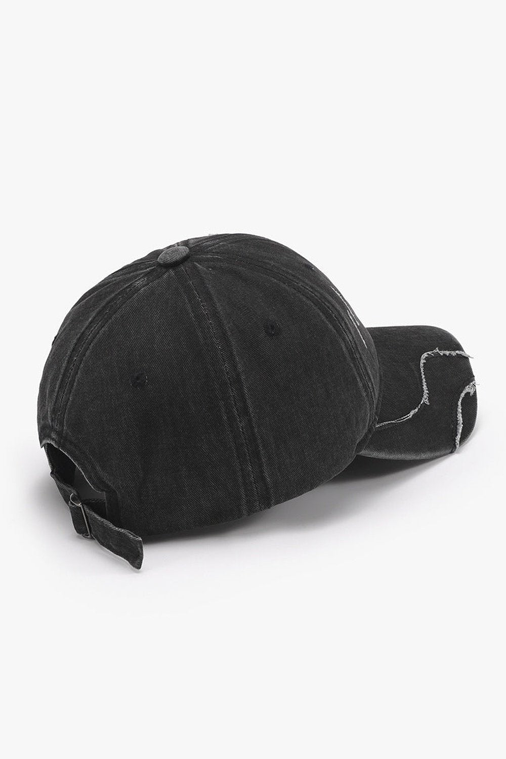 Raw Hem Adjustable Cap