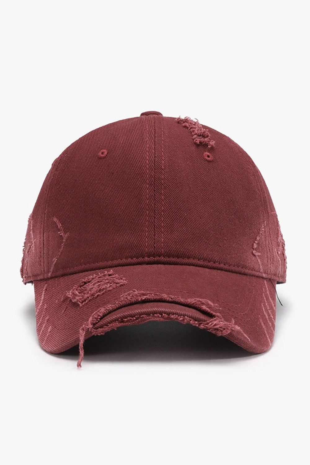 Distressed Adjustable Cotton Hat