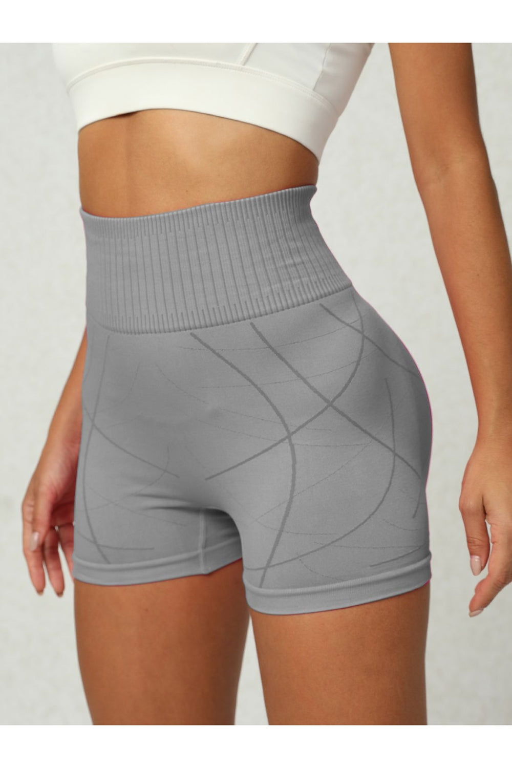 High Waist Active Shorts