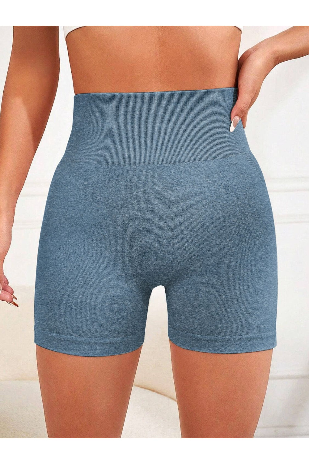 High Waist Active Shorts