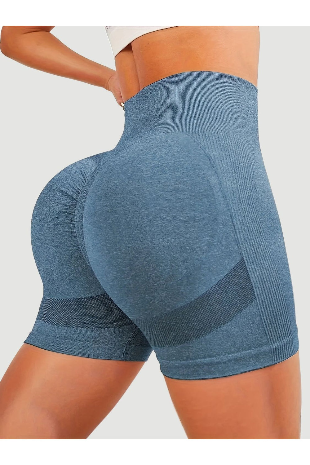 High Waist Active Shorts