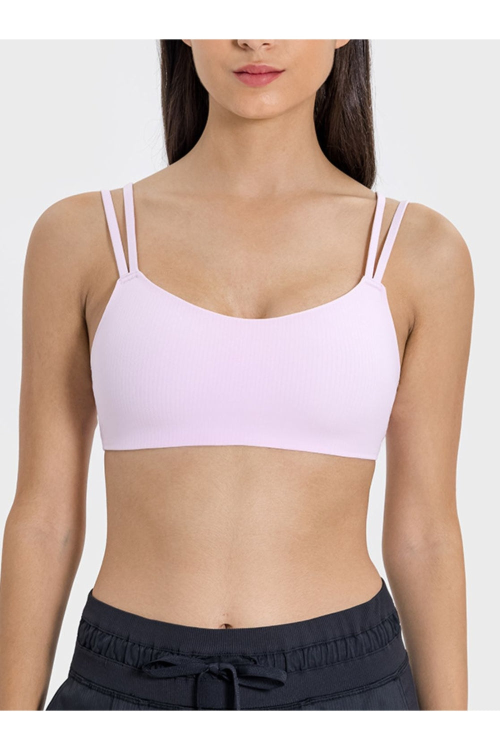 Millennia Scoop Neck Double Strap Active Cami