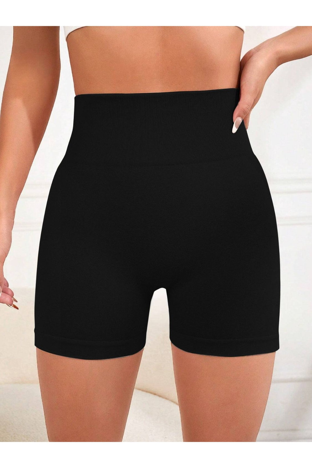 High Waist Active Shorts