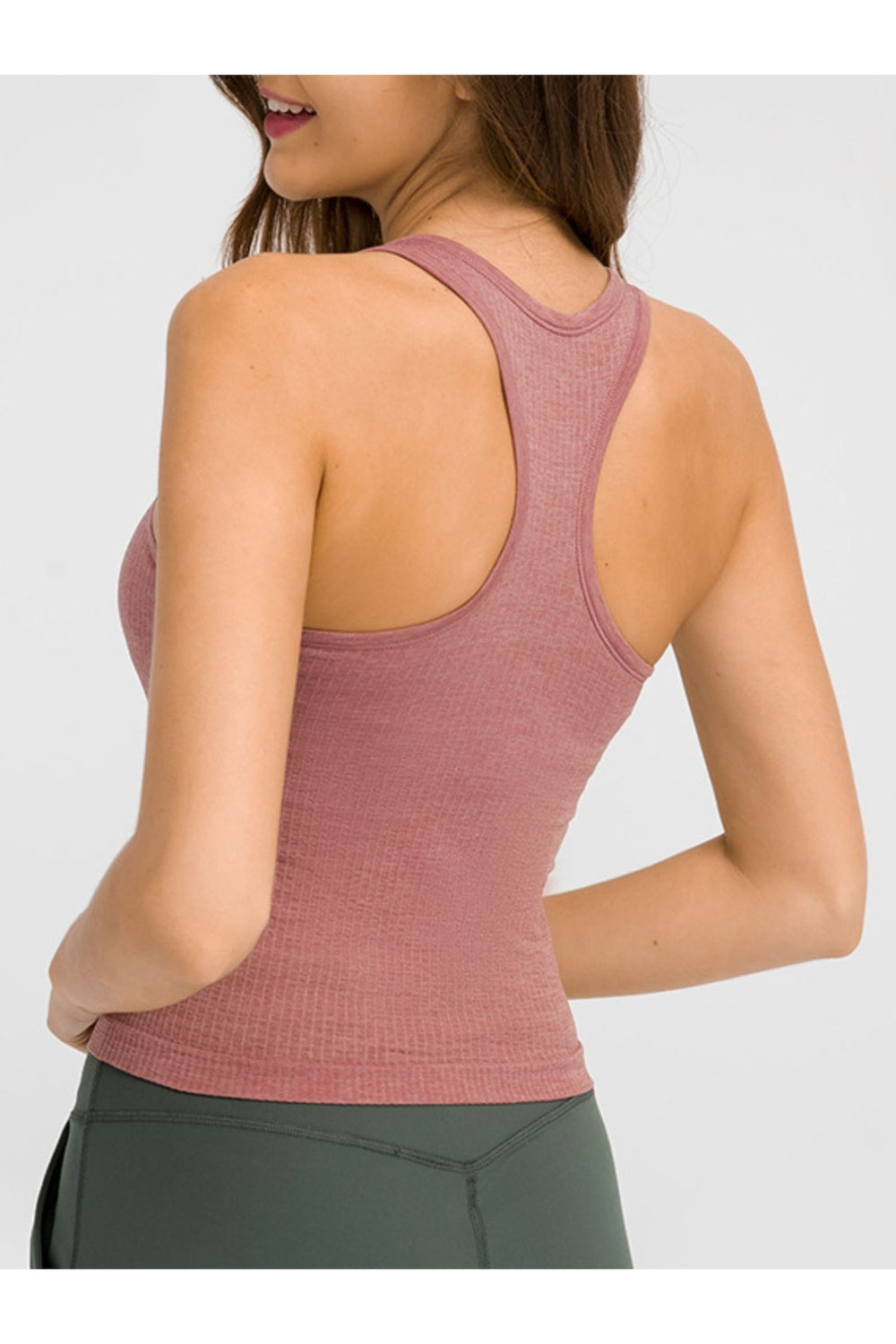 Millennia Round Neck Racerback Active Tank