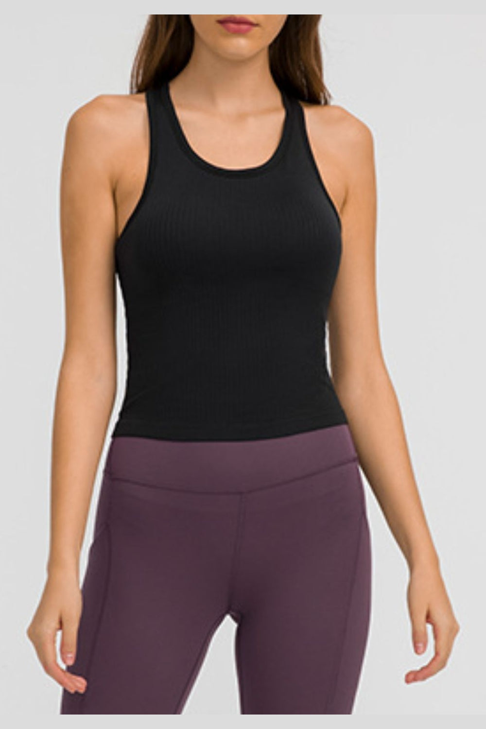 Millennia Round Neck Racerback Active Tank