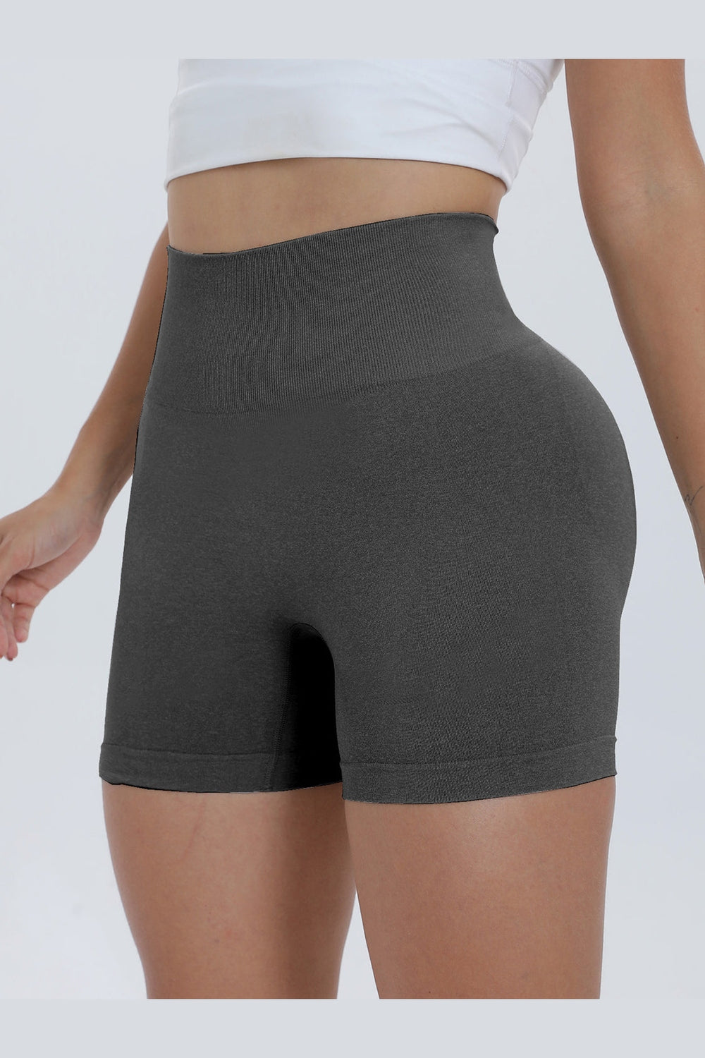 High Waist Active Shorts