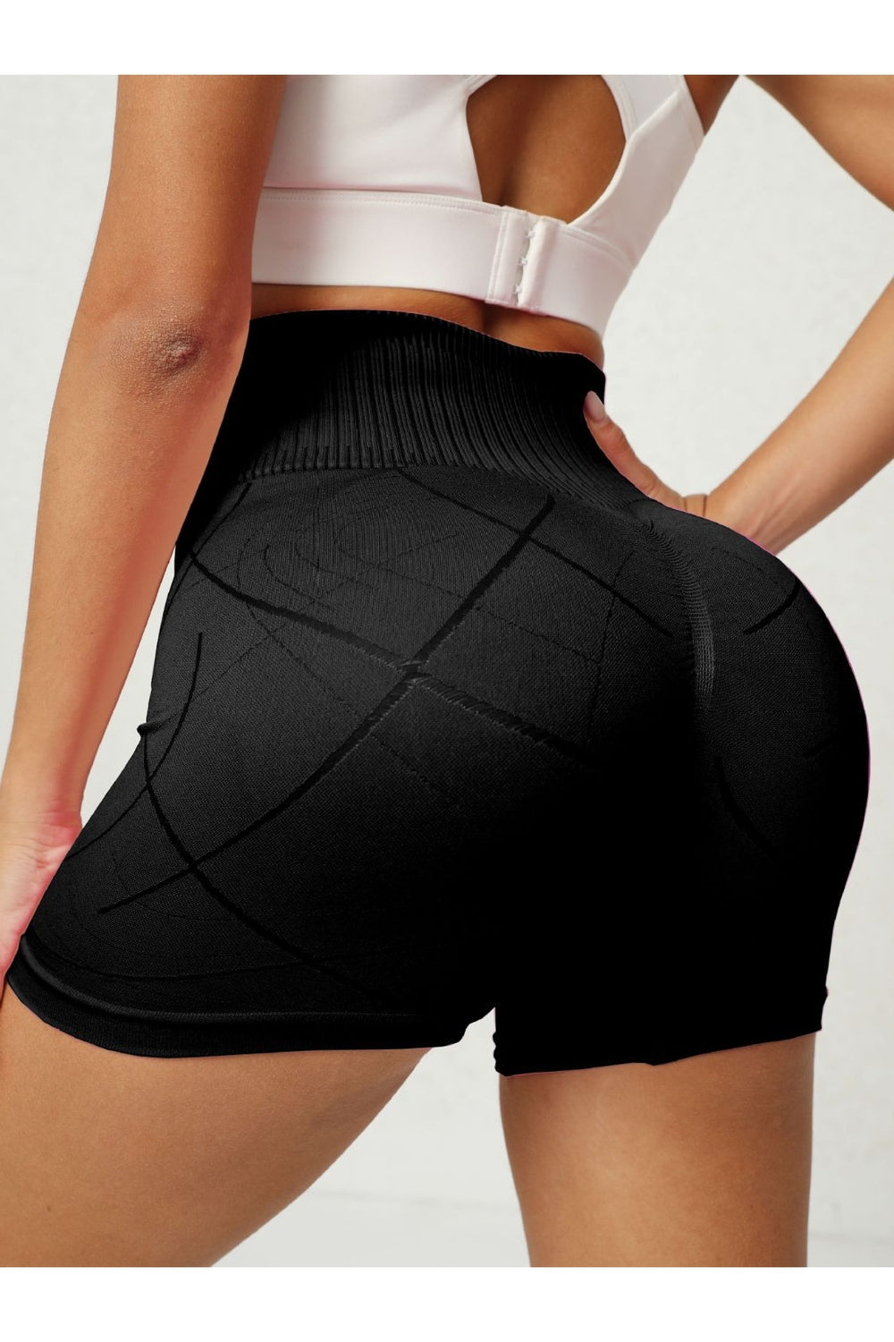 High Waist Active Shorts