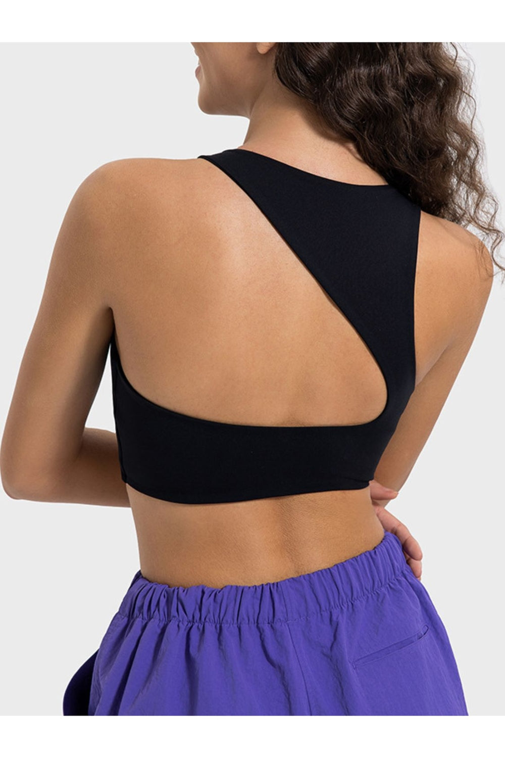 Millennia Cutout Round Neck Active Tank